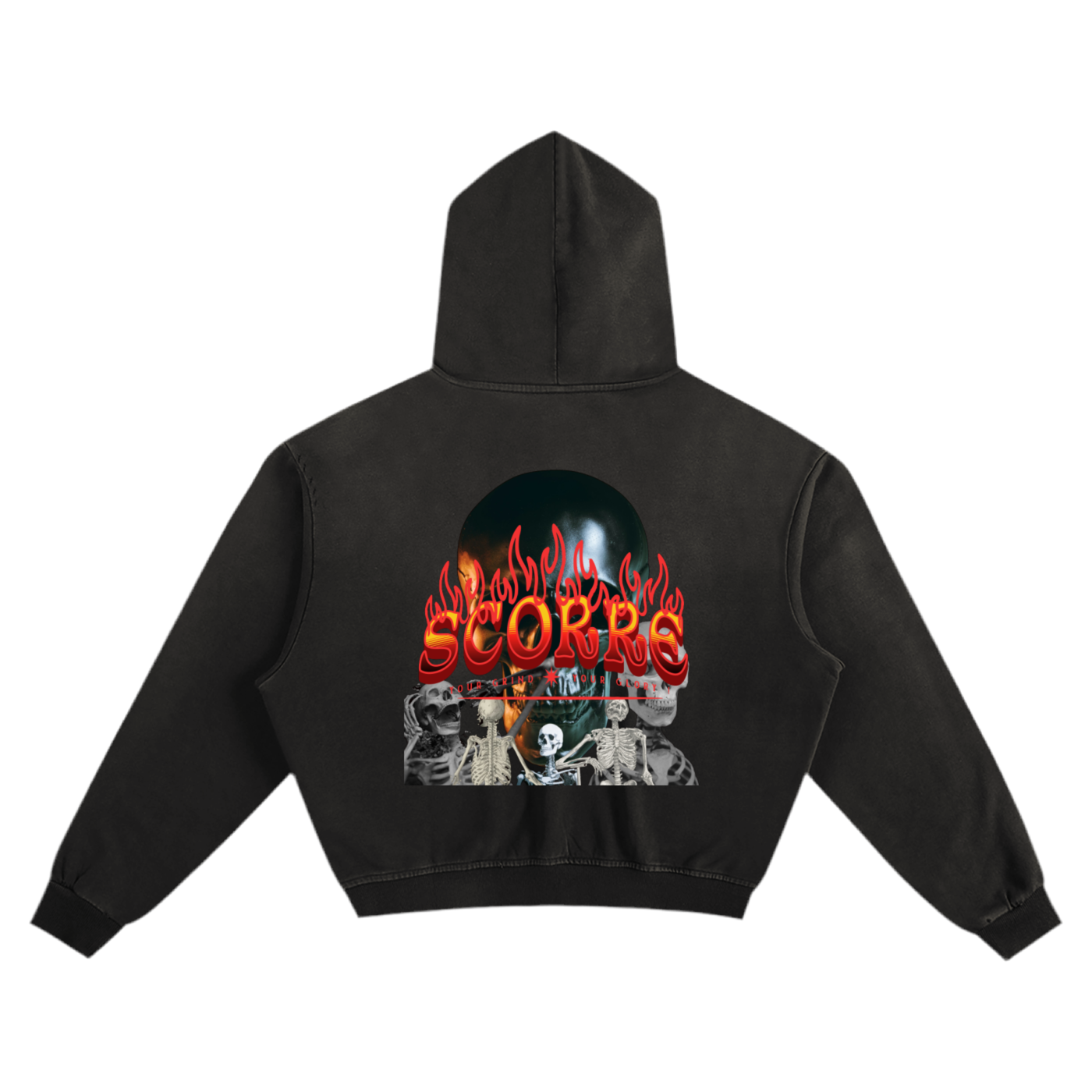 Skeleton Dance Boxy Hoodie