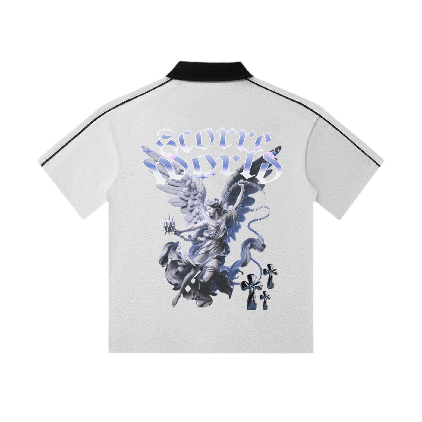 Triple Cross Short-Sleeve Polo Shirt