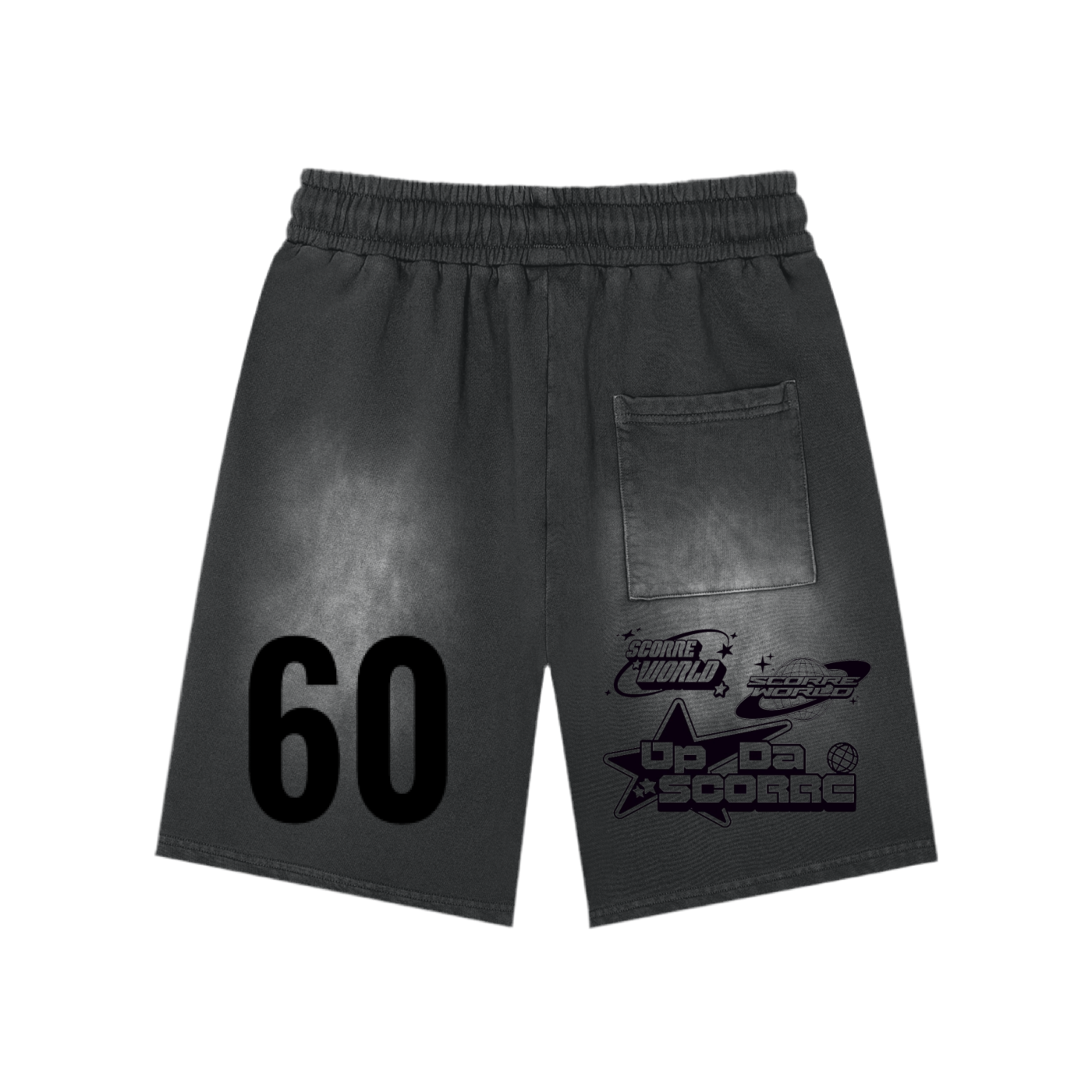 SCORRE WORLD Washed Shorts