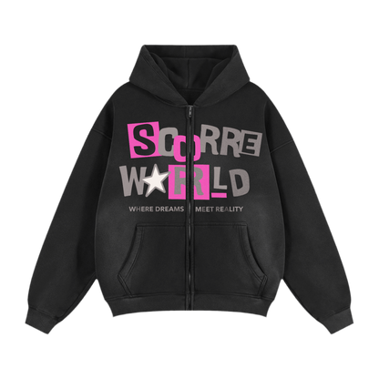 Seek Adventure Zip Hoodie
