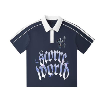 Triple Cross Short-Sleeve Polo Shirt