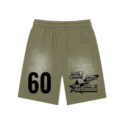SCORRE WORLD Washed Shorts