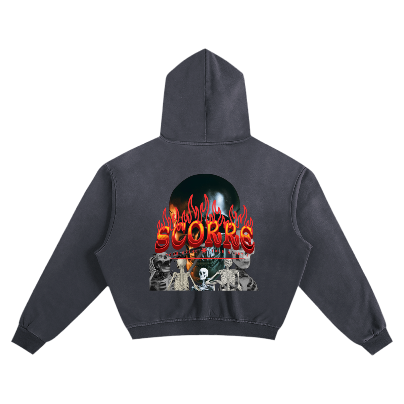 Skeleton Dance Boxy Hoodie