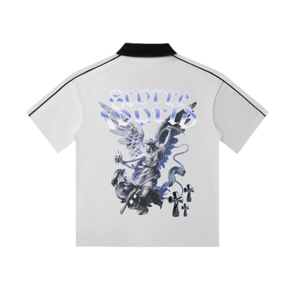 Triple Cross Short-Sleeve Polo Shirt