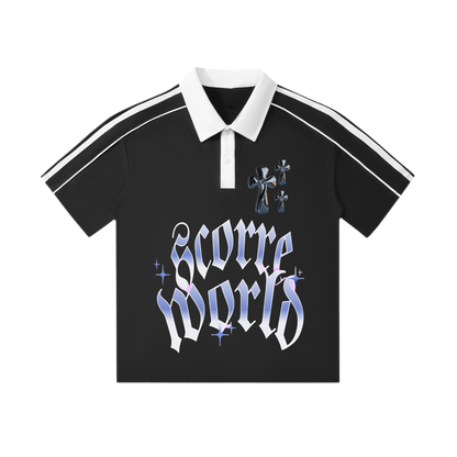 Triple Cross Short-Sleeve Polo Shirt