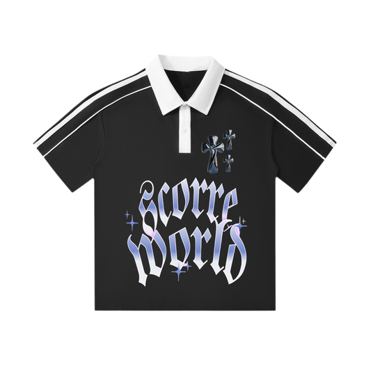 Triple Cross Short-Sleeve Polo Shirt