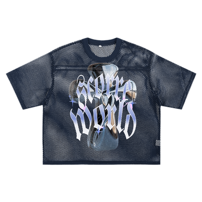 Triple Cross Boxy Net T-shirt