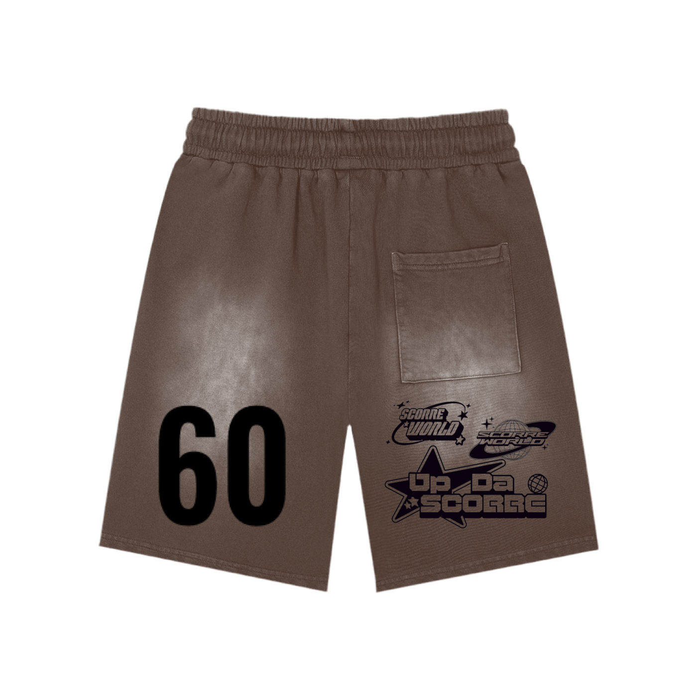 SCORRE WORLD Washed Shorts