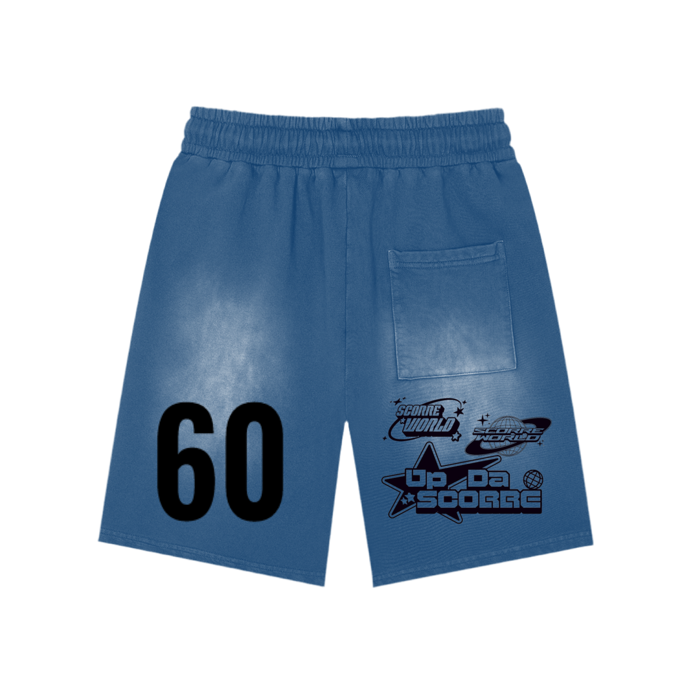 SCORRE WORLD Washed Shorts