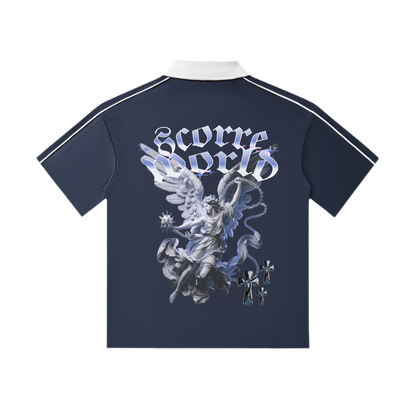 Triple Cross Short-Sleeve Polo Shirt
